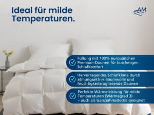 Daunendecke Übergang Listingbild 2