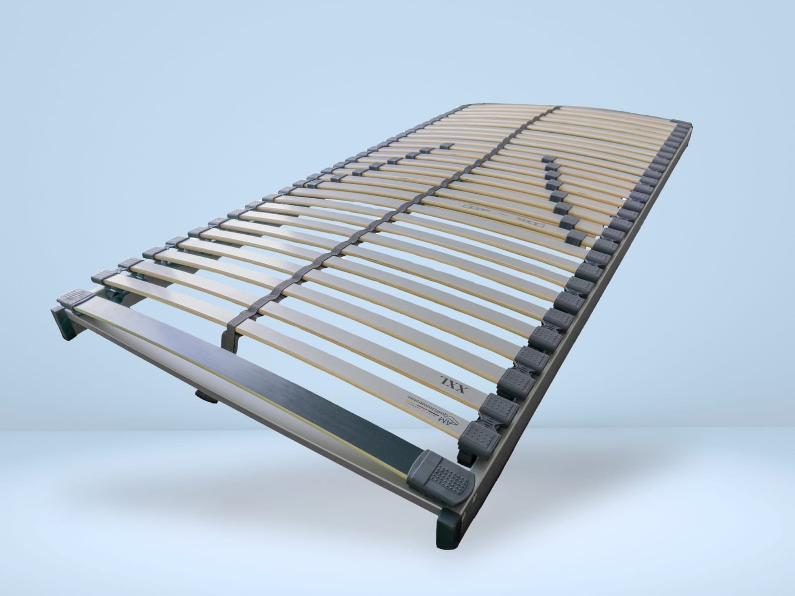 Hochwertiger XXL Lattenrost mit Holzrahmen und verstellbaren Elementen
