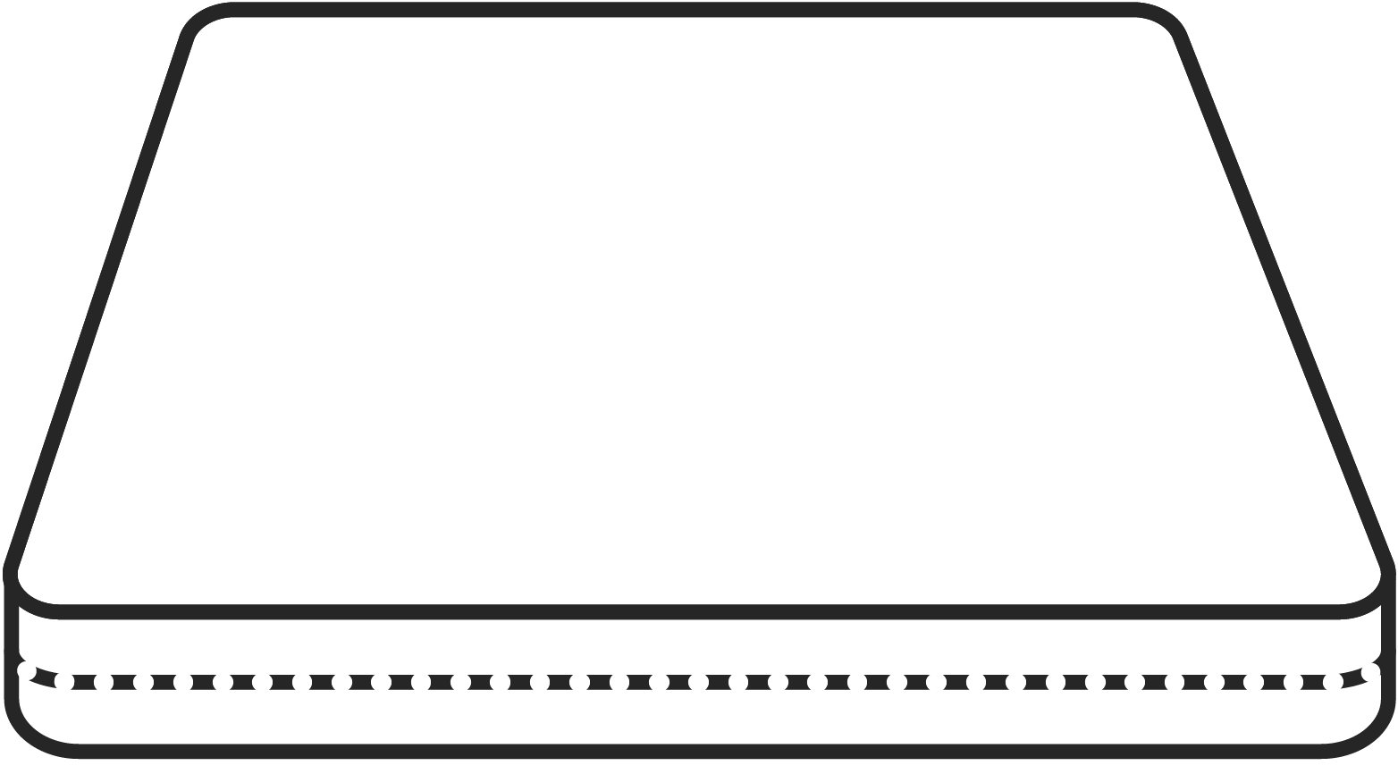 Schlichte Partnermatratze mit abnehmbarem Bezug, ideal für Paare, sorgt für optimalen Schlafkomfort.