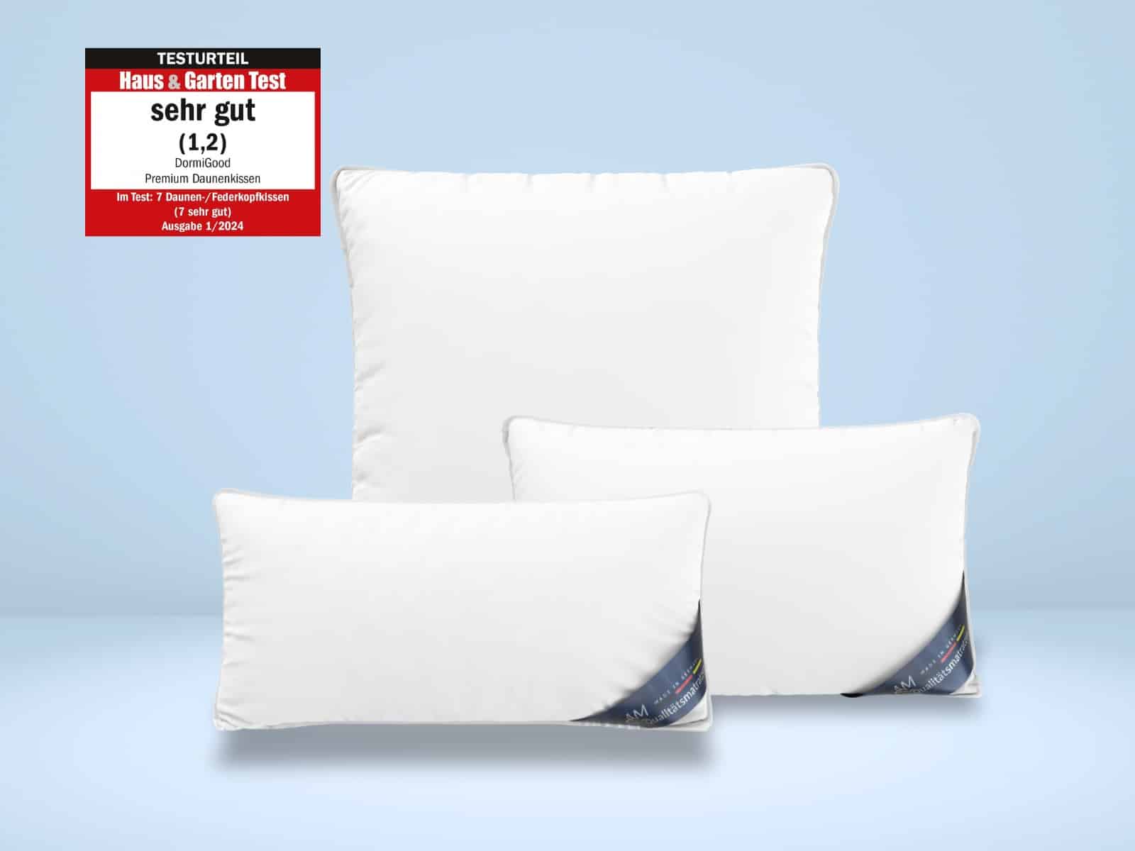 Daunenkissen Produktbild 1 - alle Größen