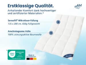 Mikrofaserdecke Produktbild 3 - 135x200