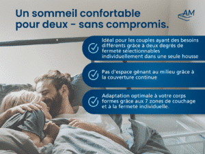 Matelas pour couple - Image du produit 2 - FR