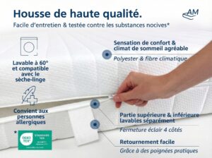 fr-Housse de matelas Toledo