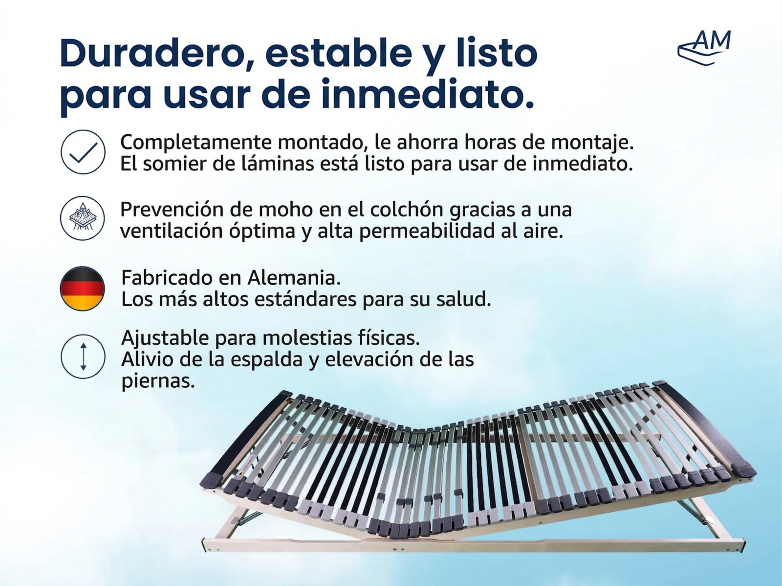 Somier ergonómico de 7 zonas – Imagen 5