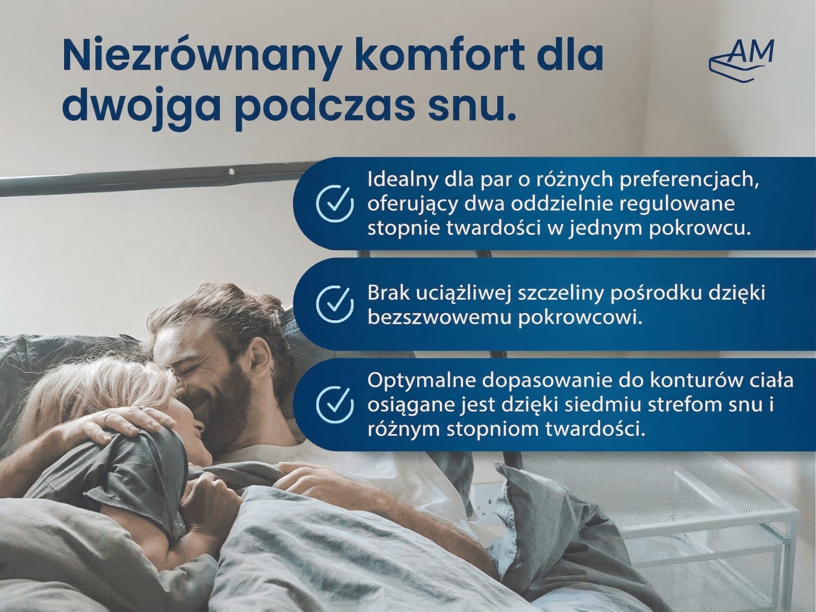 Materac partnerski 7 stref Premium – Zdjęcie 2