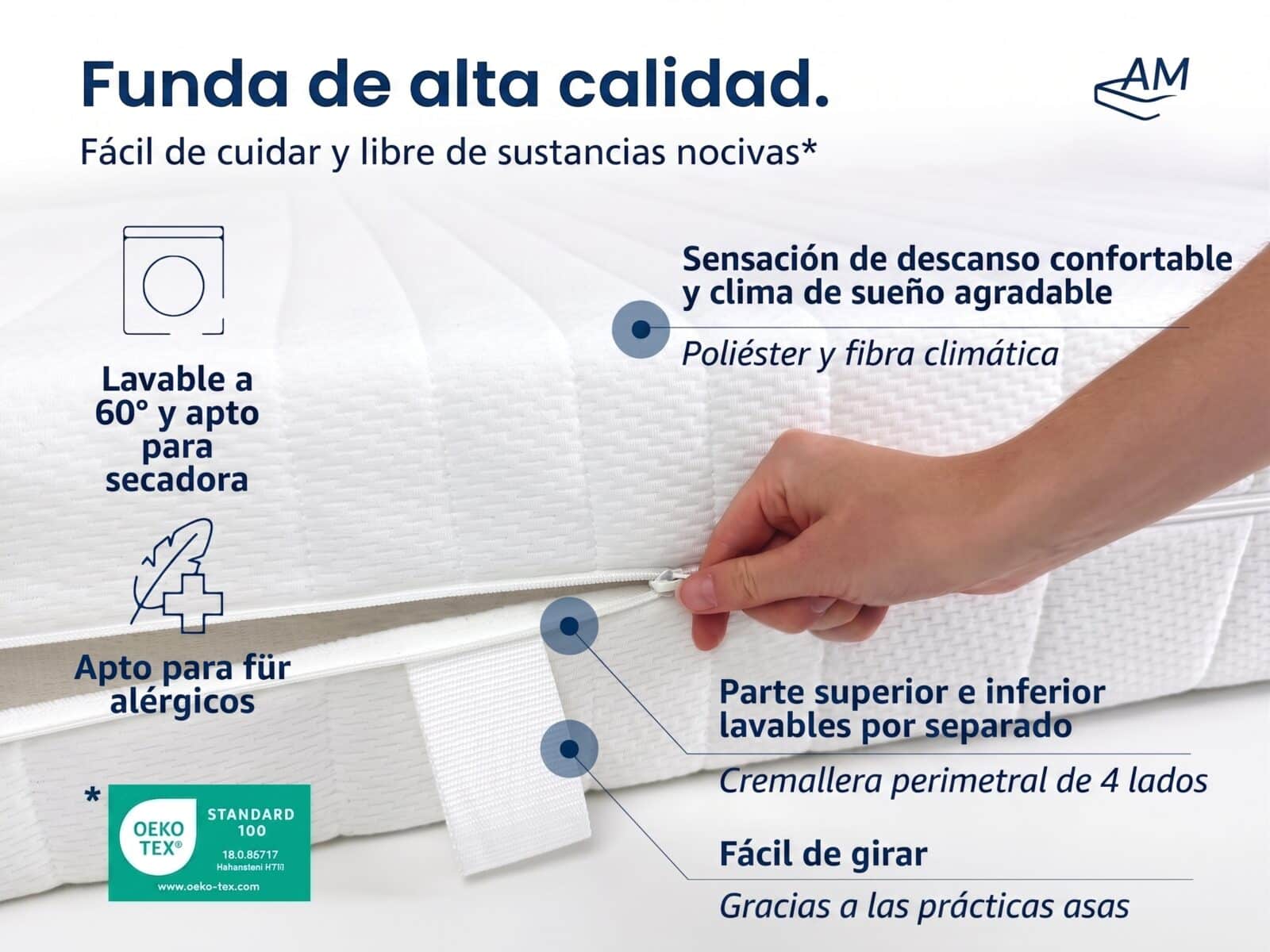 Colchón de Espuma Viscoelástica de Gel – Imagen 5