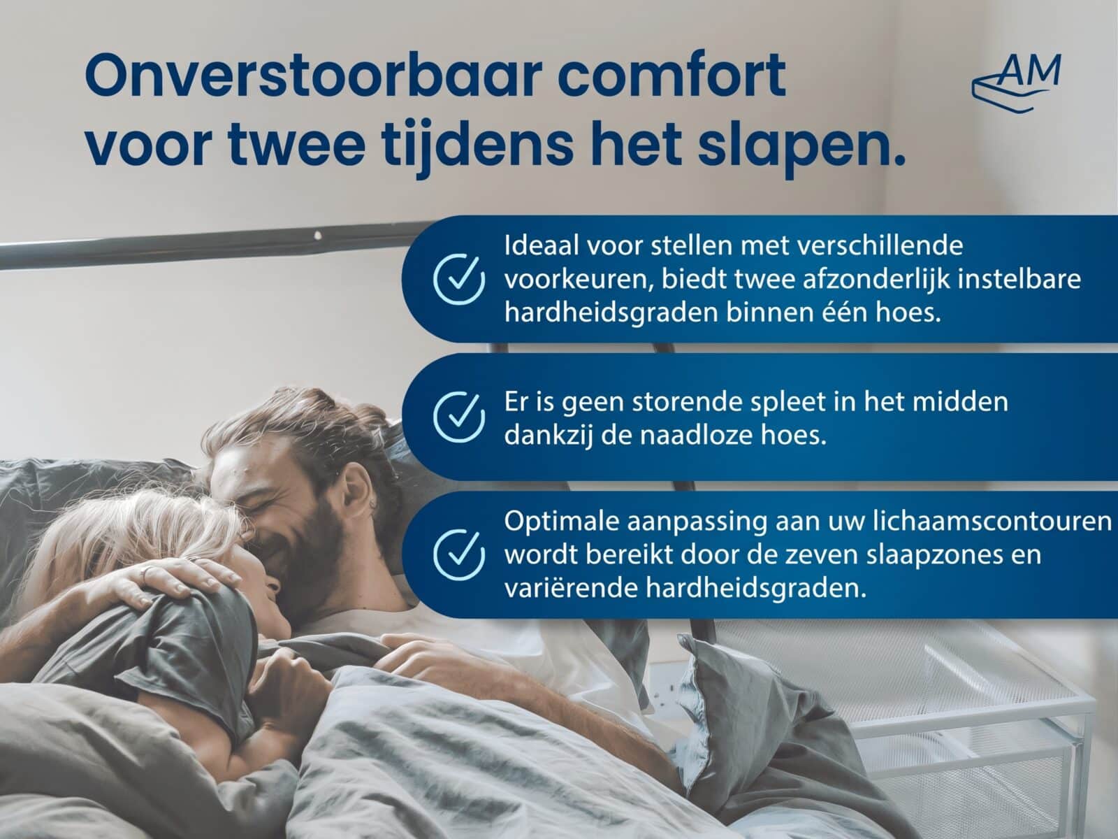 Premium 7-Zone Partnermatras – Afbeelding 2